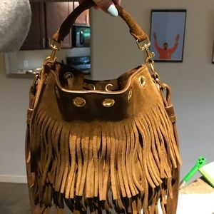 Yves Saint Laurent Fringe CrossBody Bag